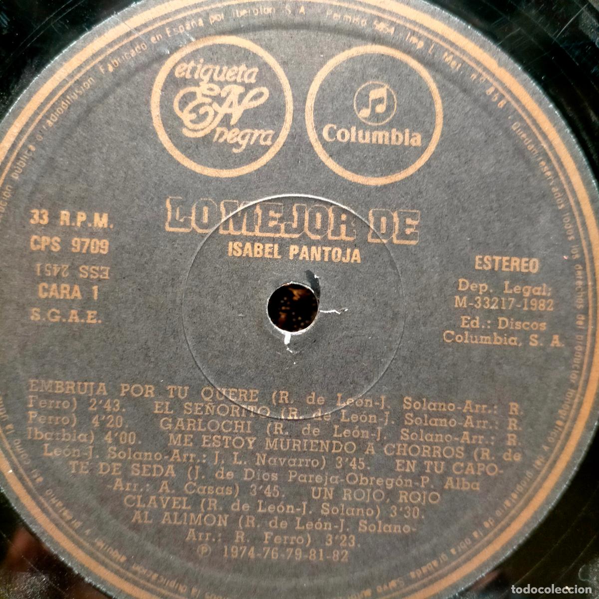 Discos de vinilo: disco isabel pantoja - Foto 2