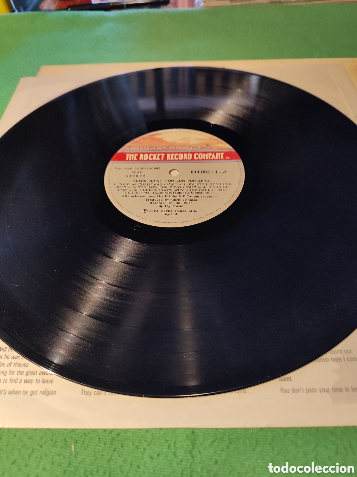 Discos de vinilo: Elton John - Too low for zero Vinilo Lp - Foto 3
