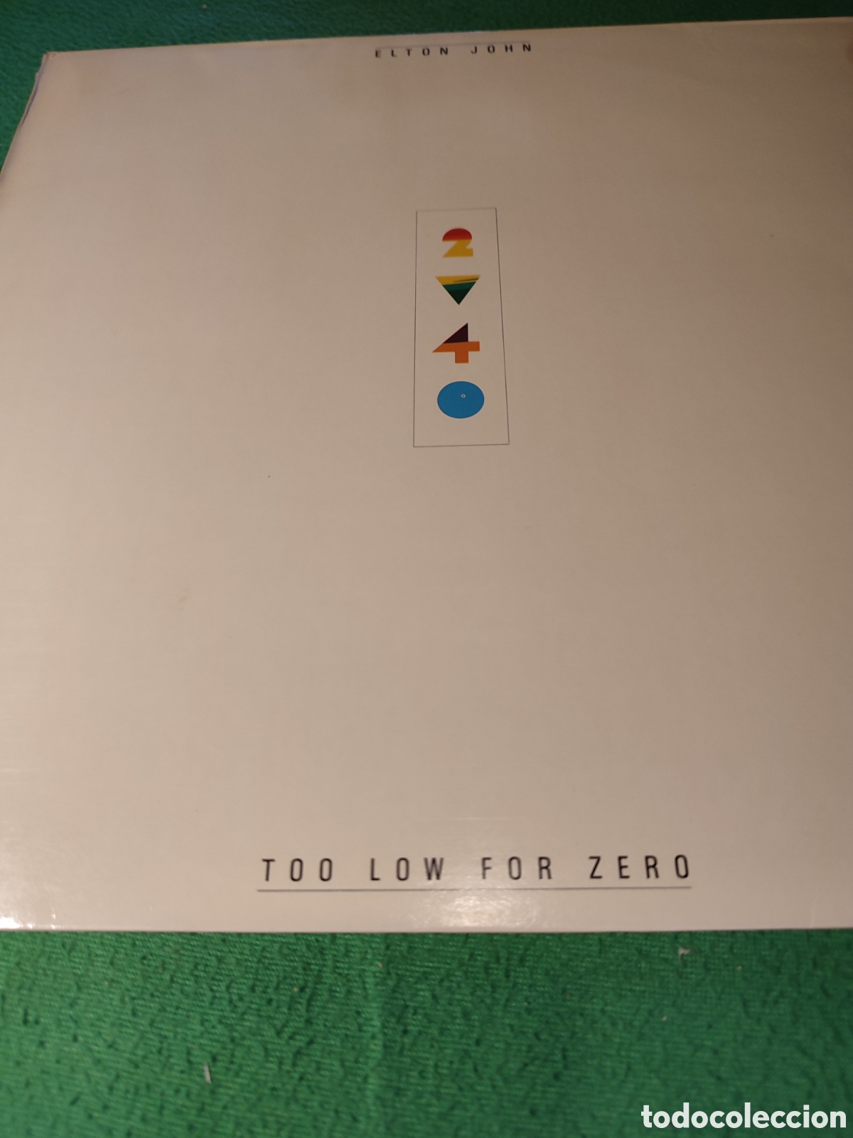 Discos de vinilo: Elton John - Too low for zero Vinilo Lp - Foto 1