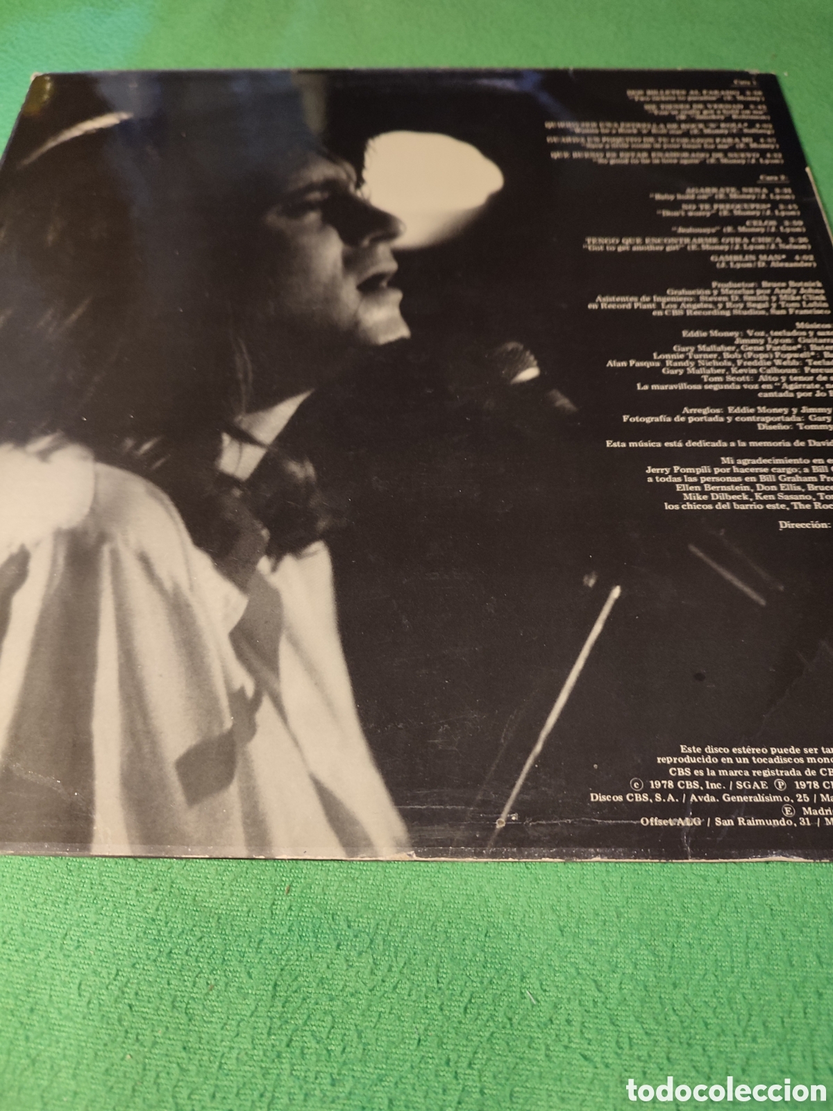 Discos de vinilo: Eddie Money - Same Vinilo Lp 1978 - Foto 2