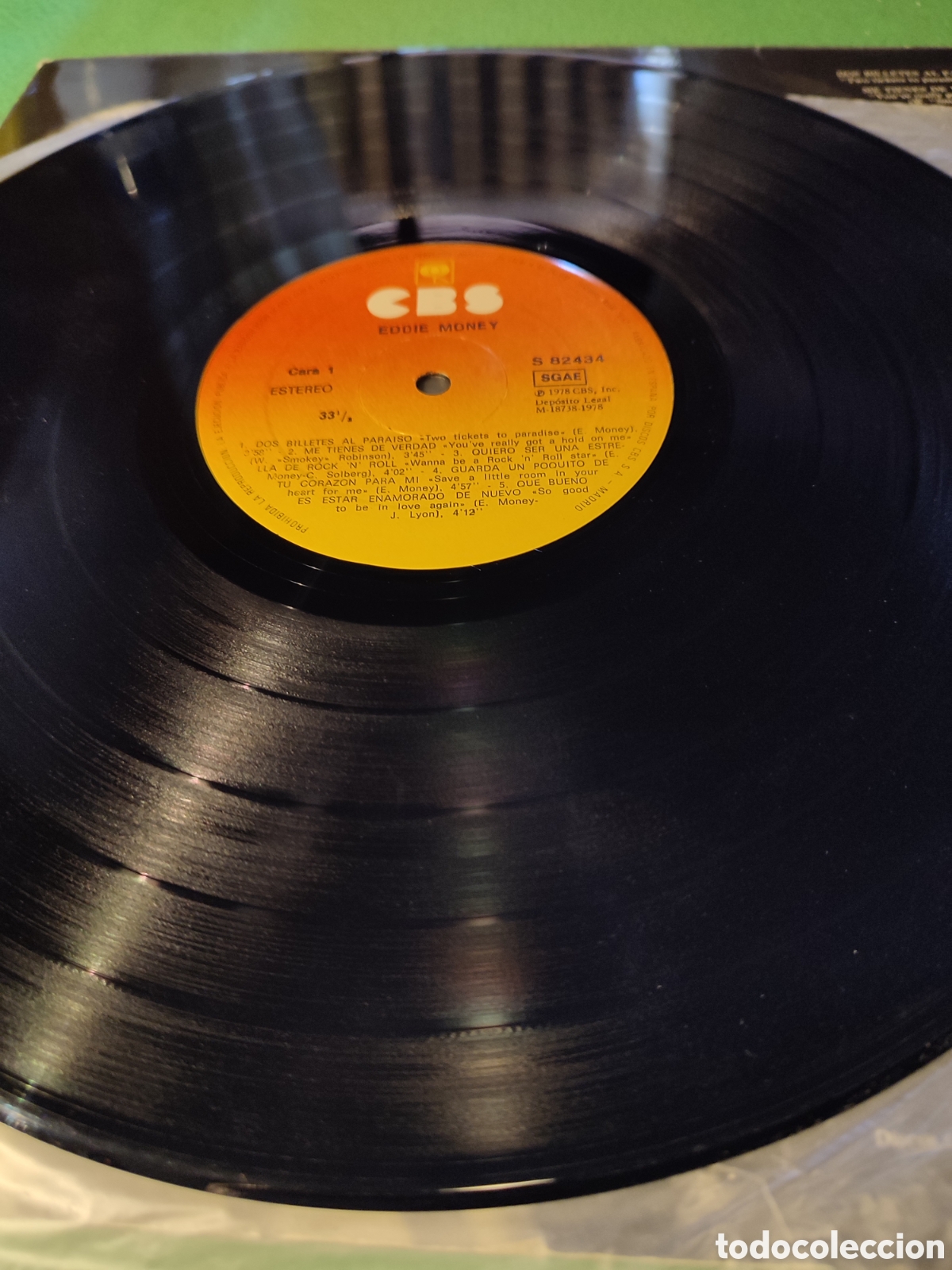 Discos de vinilo: Eddie Money - Same Vinilo Lp 1978 - Foto 3