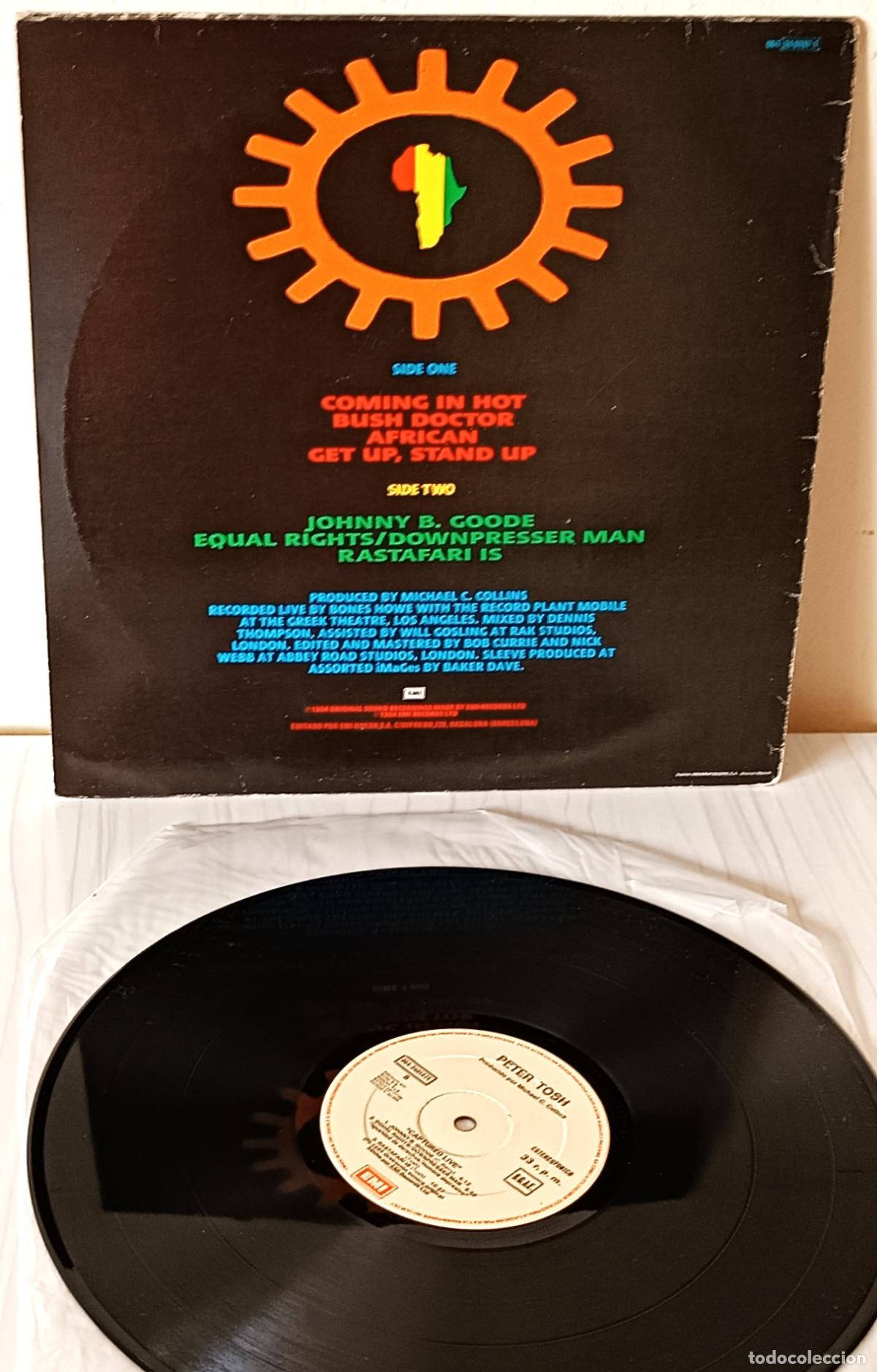 Discos de vinilo: PETER TOSH - CAPTURED LIVE EMI - 1984 - Foto 2