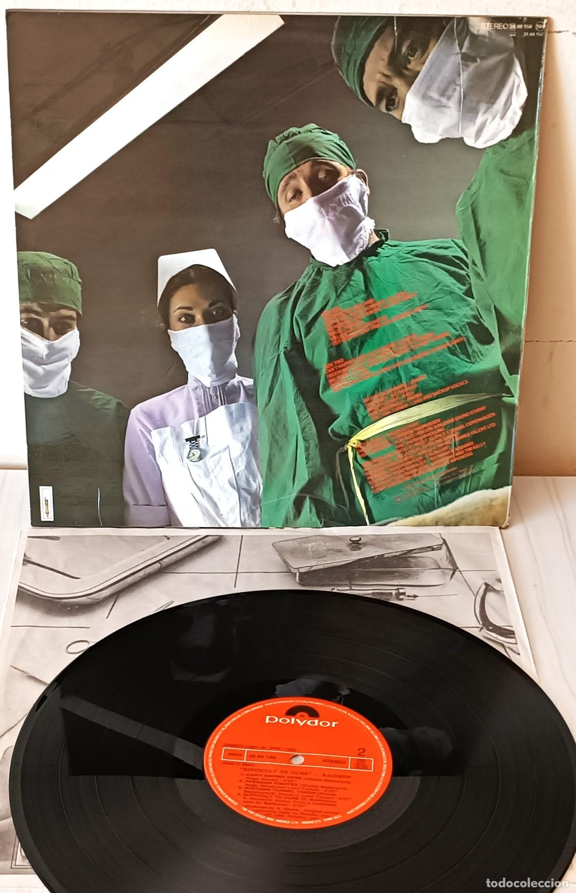 Discos de vinilo: RAINBOW - DIFFICULT TO CURE POLYDOR - 1981 - Foto 2