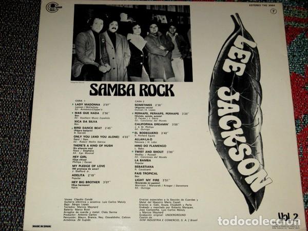 Discos de vinilo: Lee Jackson &ndash; Samba Rock Vol. 2 - PROMO - Foto 2