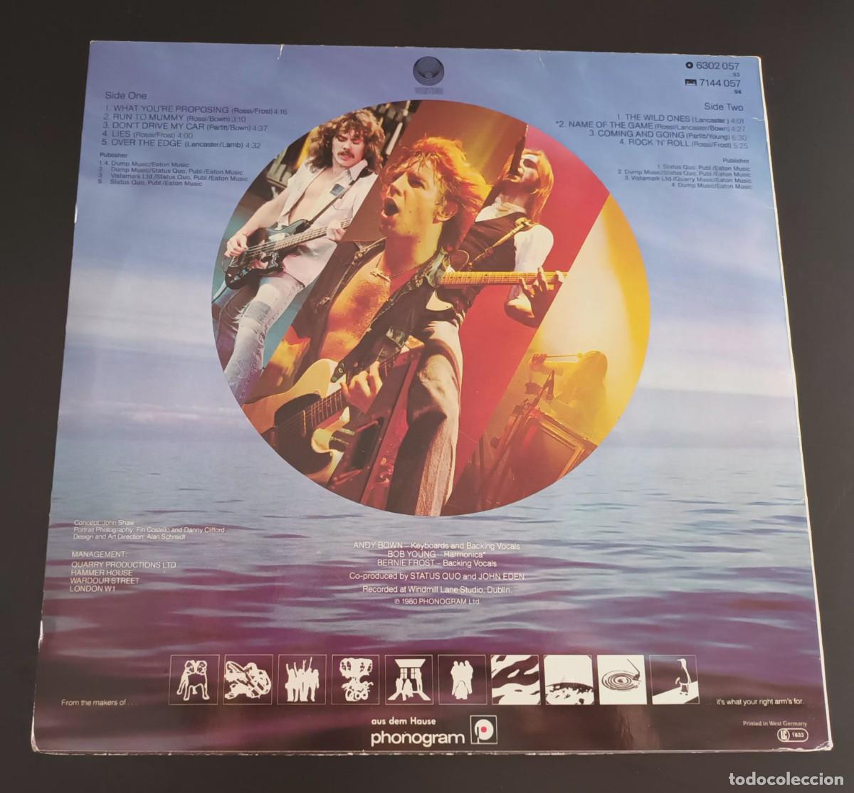 Discos de vinilo: STATUS QUO - JUST SUPPOSIN&acute;- LP - Foto 2