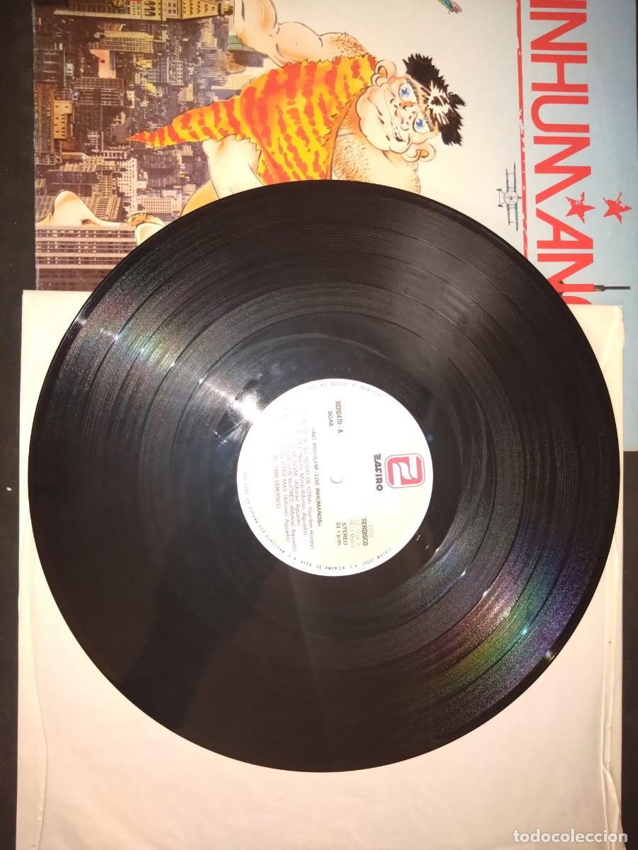 Discos de vinilo: LP VINILO , LOS INHUMANOS , NO PROBLEM , LEER DESCRIPCION - Foto 2