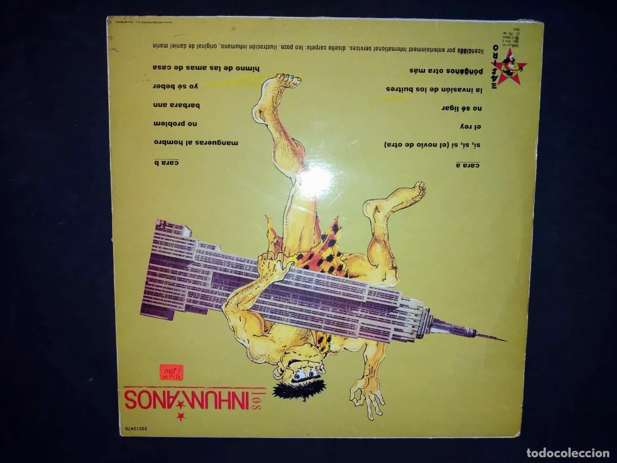 Discos de vinilo: LP VINILO , LOS INHUMANOS , NO PROBLEM , LEER DESCRIPCION - Foto 4