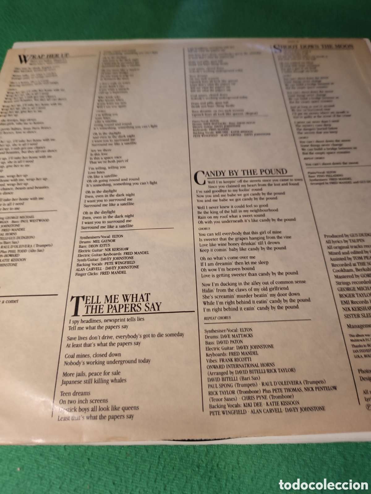 Discos de vinilo: Elton John - Ice on Fire Vinilo Lp - Foto 2