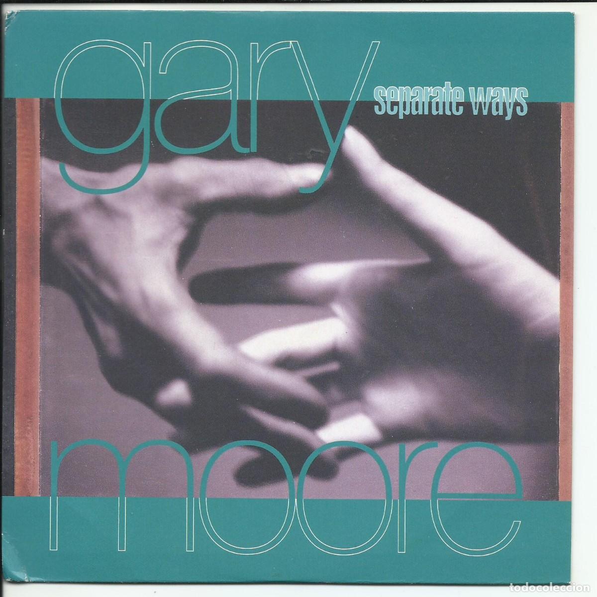 Discos de vinilo: Gary Moore.- Separate Ways Single Virgin &lrm; VS1437 UK 1992 - Foto 2