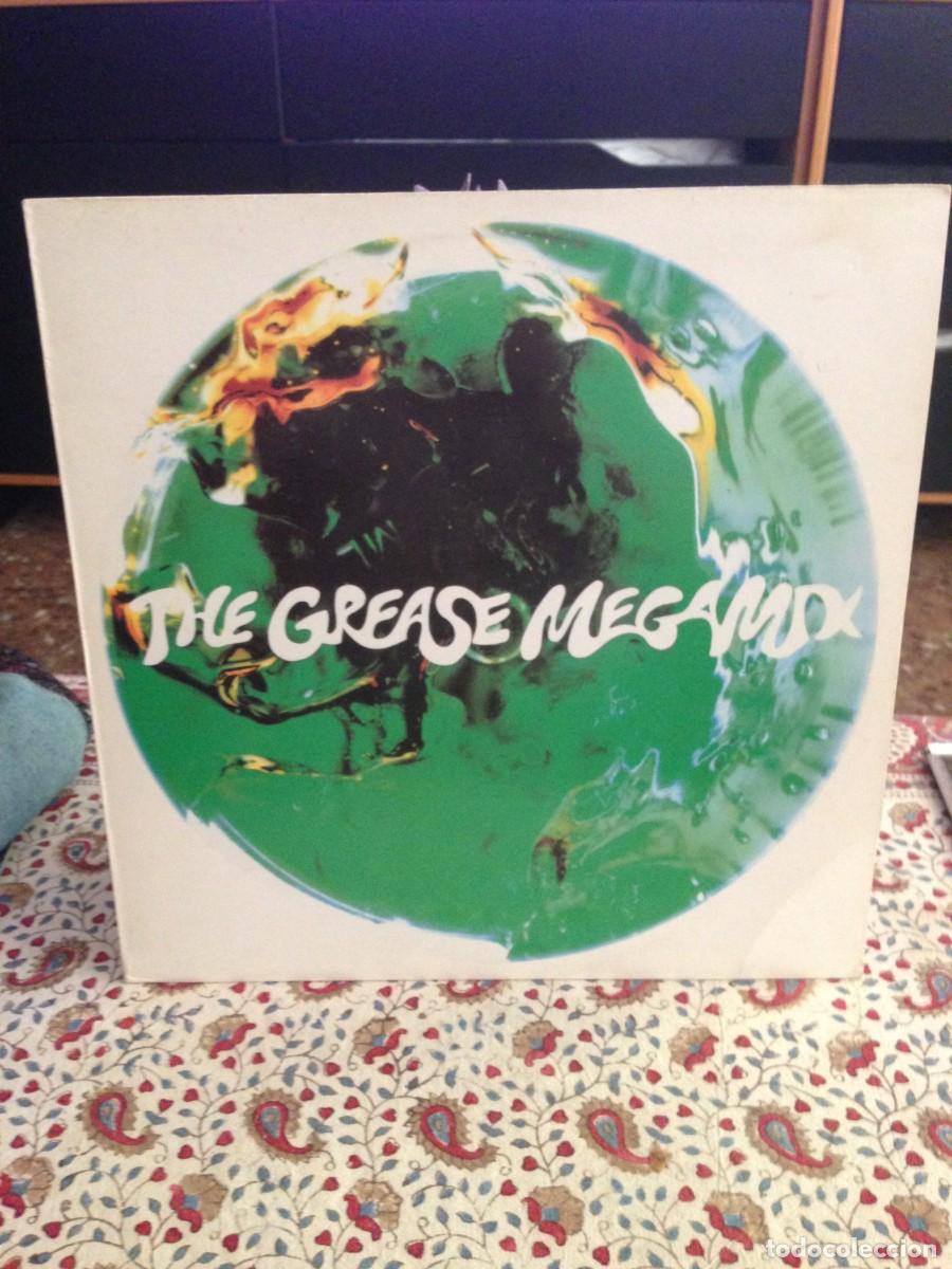 Vinyl records: John Travolta & Olivia Newton-John &lrm;&ndash; The Grease Megamix 12&rdquo; VINYL MINT/NM
