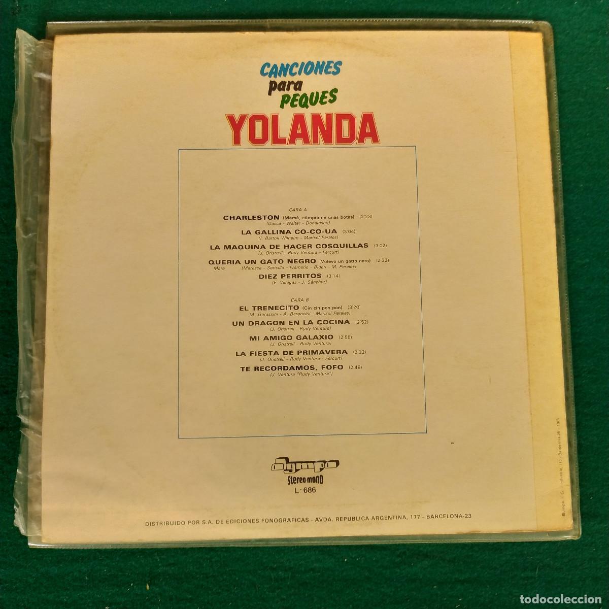 Discos de vinilo: Yolanda &ndash; Canciones Para Peques - Foto 2