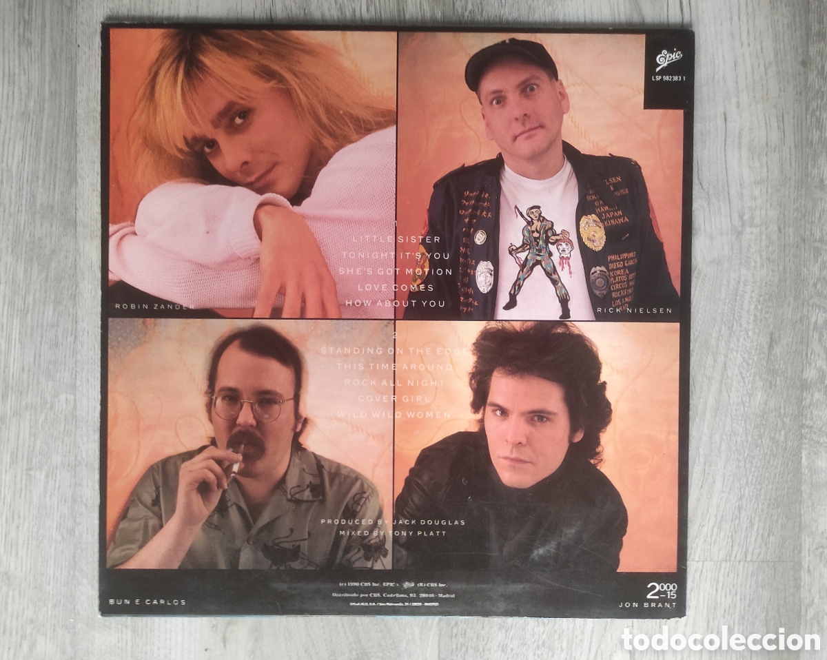 Discos de vinilo: Cheap Trick - Standing on The edge LP - Foto 2