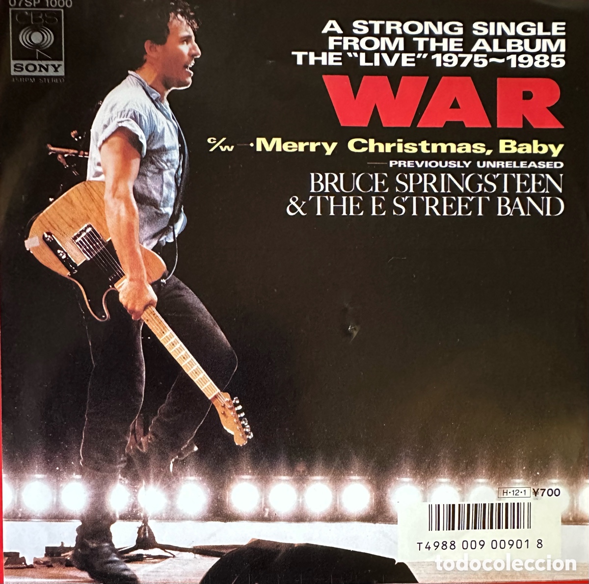 Discos de vinilo: Bruce Springsteen. War. 1986 - Foto 1