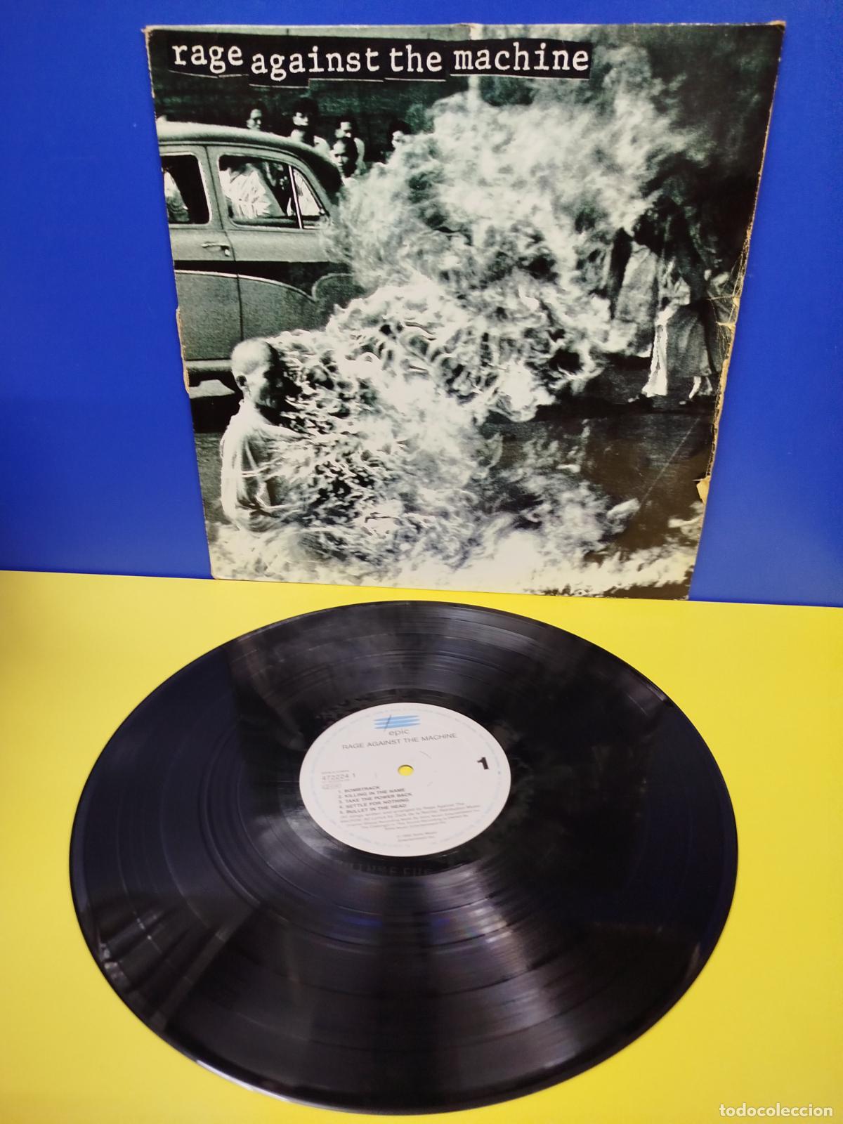 Discos de vinilo: LP DISCO VINILO RAGE AGAINST THE MACHINE ORIGINAL 1992 - Foto 1