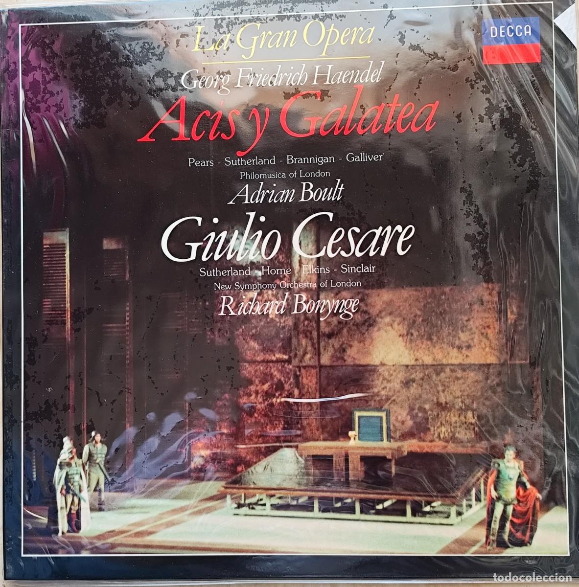 Discos de vinilo: LP LA GRAN OPERA, GEORG FRIEDRICH HAENDEL - Foto 1