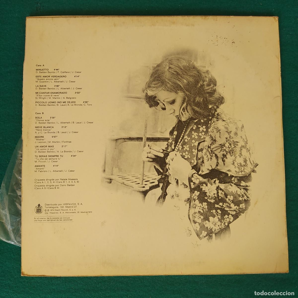 Discos de vinilo: Mia Martini &ndash; Mia Martini En Espa&ntilde;ol - Foto 2