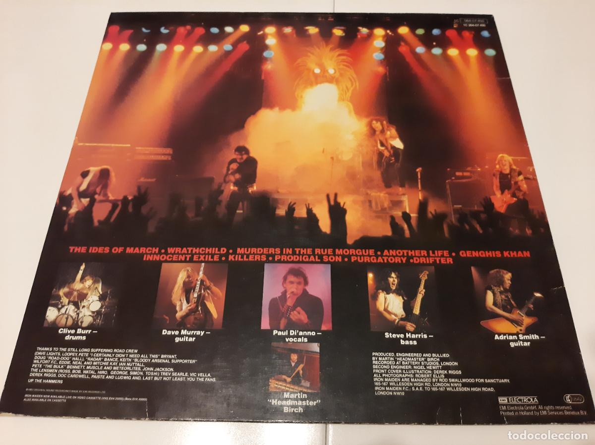 Discos de vinilo: IRON MAIDEN -KILLERS- (1981) LP DISCO VINILO - Foto 10