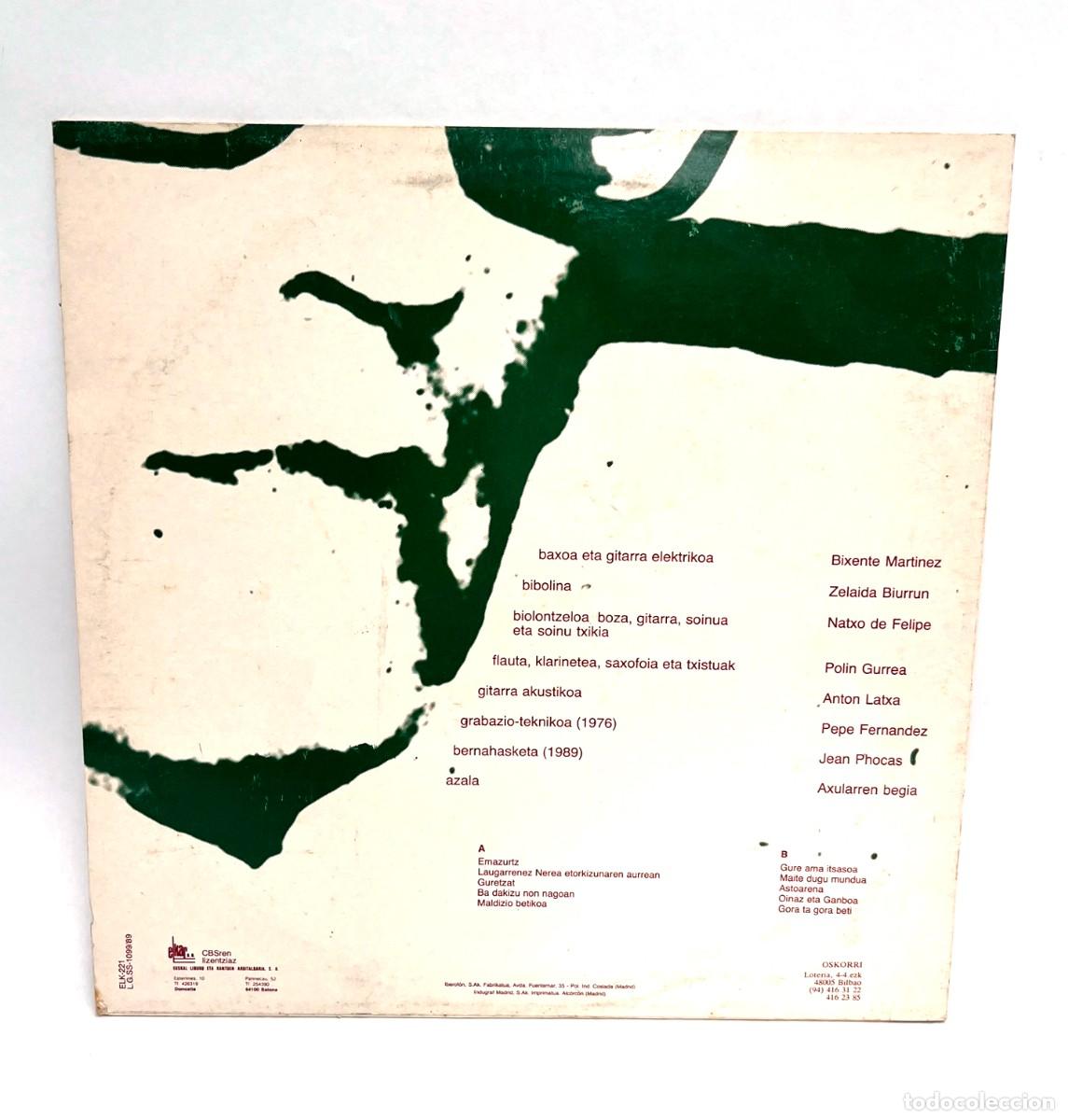 Discos de vinilo: Vinilo Oskorri &rdquo;Gabriel Arestiren Oroimenez&rdquo; - Foto 2