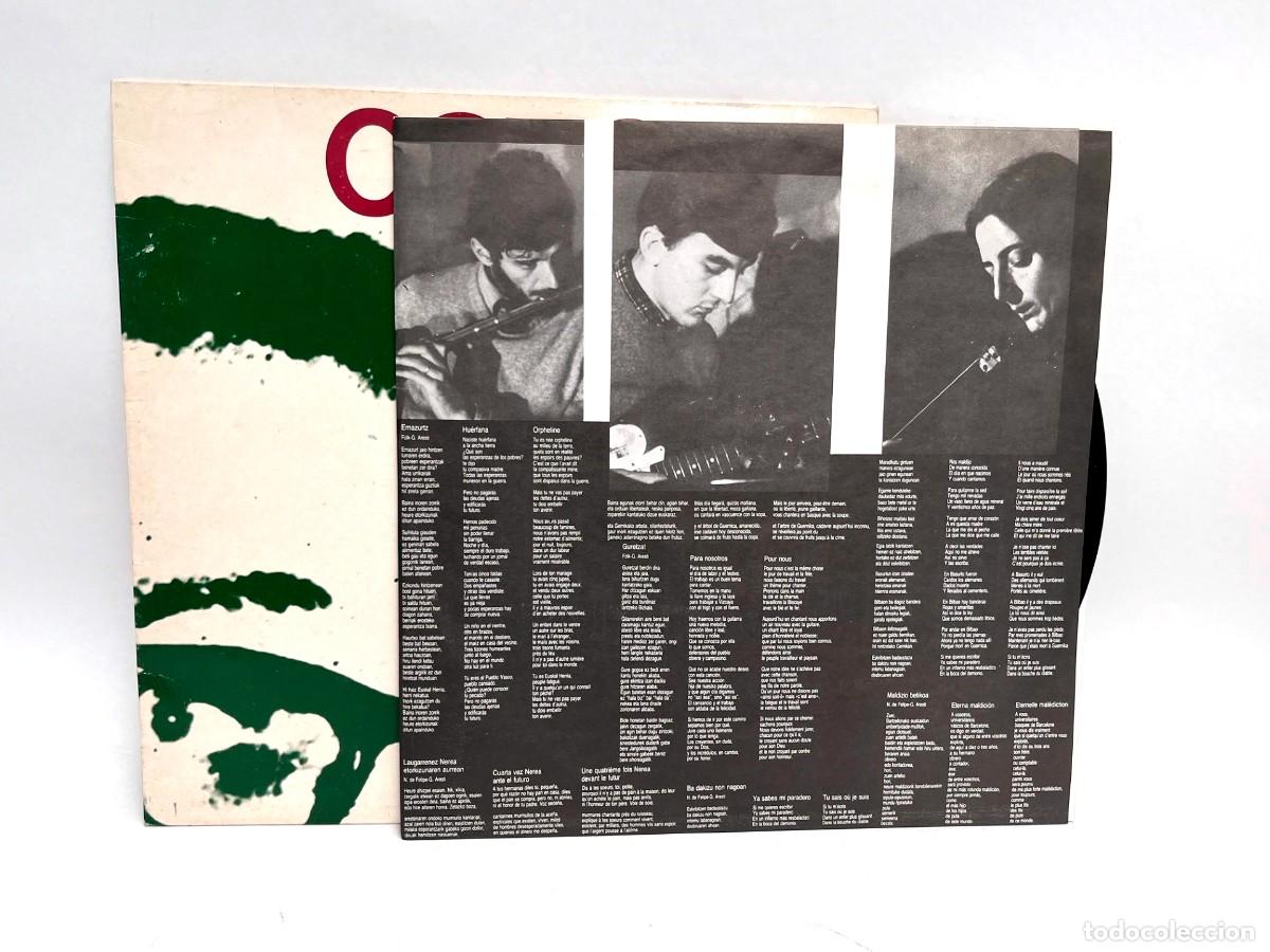 Discos de vinilo: Vinilo Oskorri &rdquo;Gabriel Arestiren Oroimenez&rdquo; - Foto 3