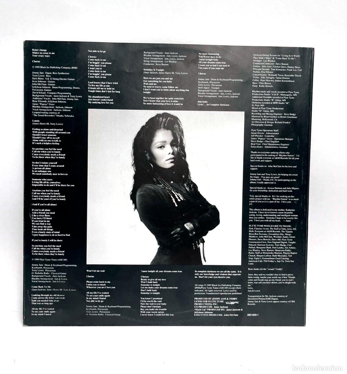 Discos de vinil: Vinilo JanetJackson &rdquo;Naci&oacute;n del ritmo 1814&rdquo;