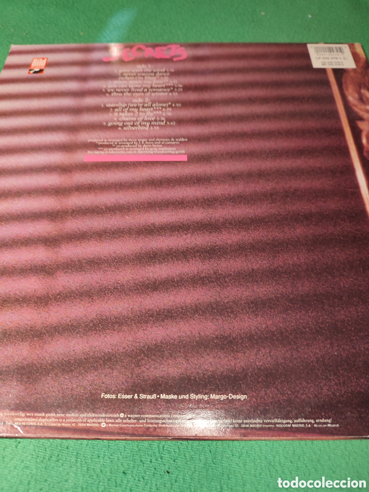 Discos de vinilo: Audrey Landers - Secrets Vinilo Lp - Foto 4