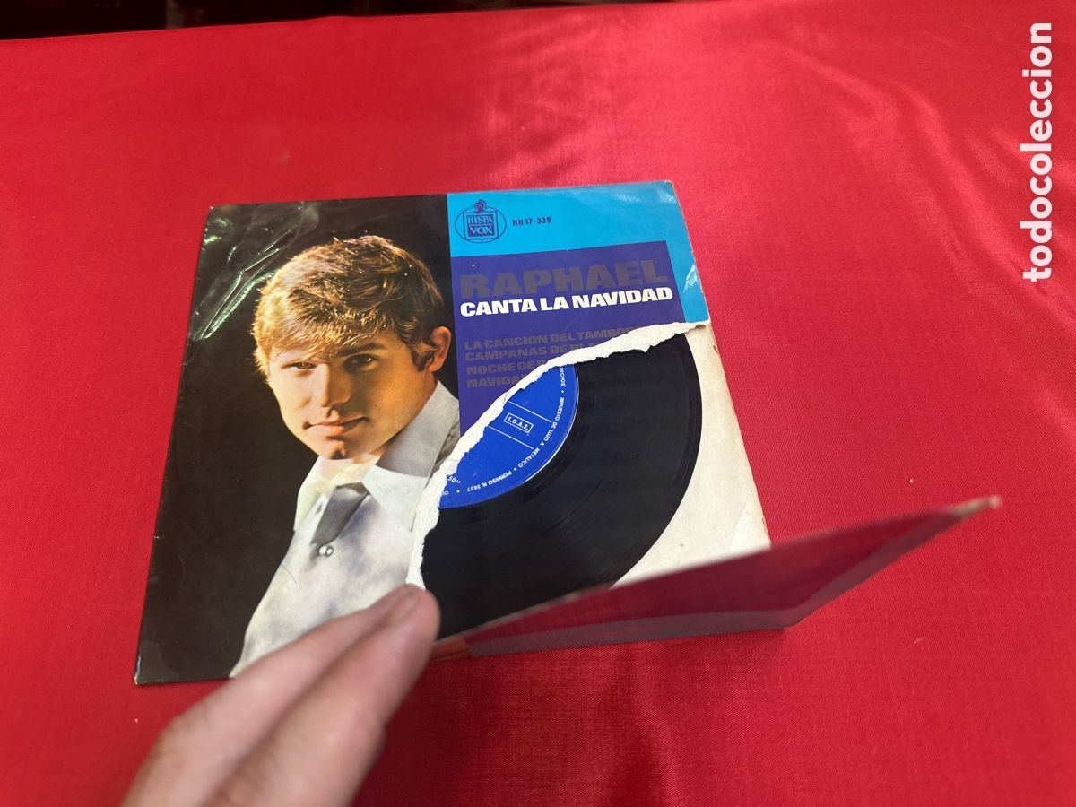 Discos de vinilo: RAPHAEL - CANTA LA NAVIDAD EP 4 TEMAS 1965 - Foto 7