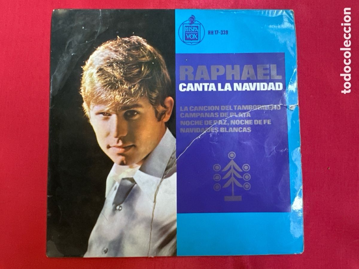 Discos de vinilo: RAPHAEL - CANTA LA NAVIDAD EP 4 TEMAS 1965 - Foto 1