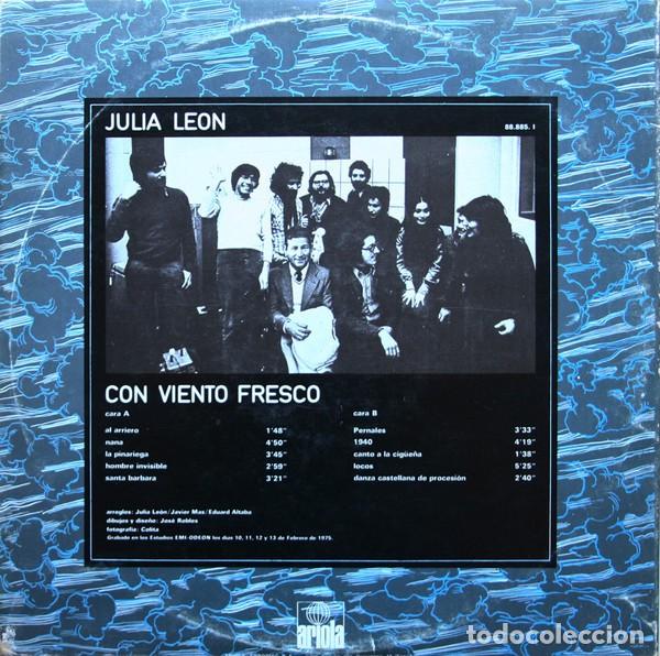Discos de vinilo: Julia Leon &ndash; Con Viento Fresco - Vinilo - Gatefold - Foto 2