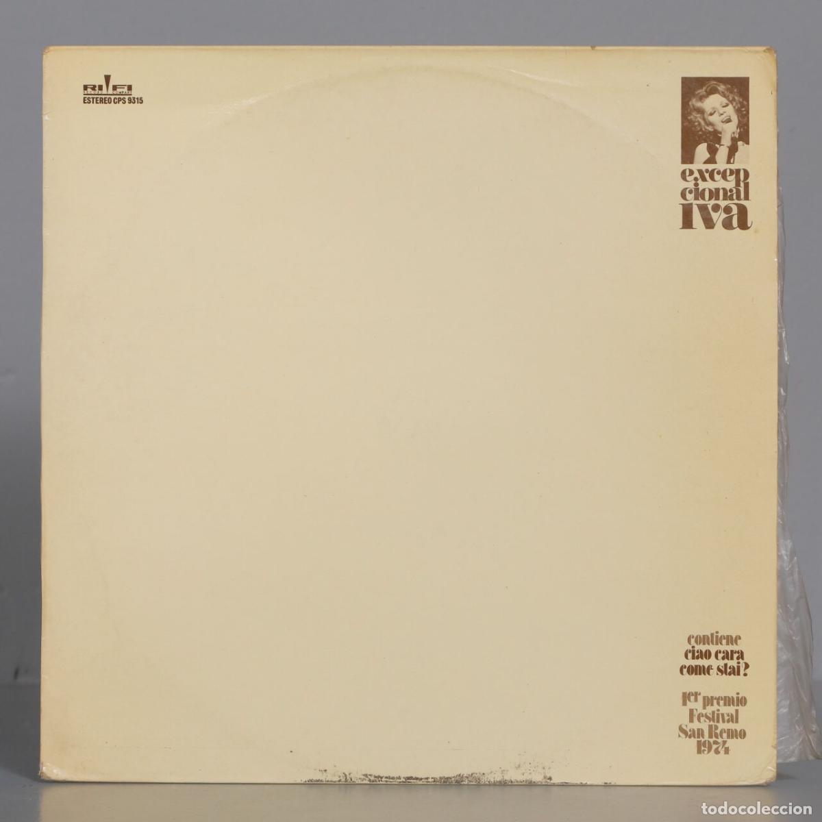 Discos de vinilo: LP. Iva Zanicchi &ndash; Excepcional Iva - Foto 1