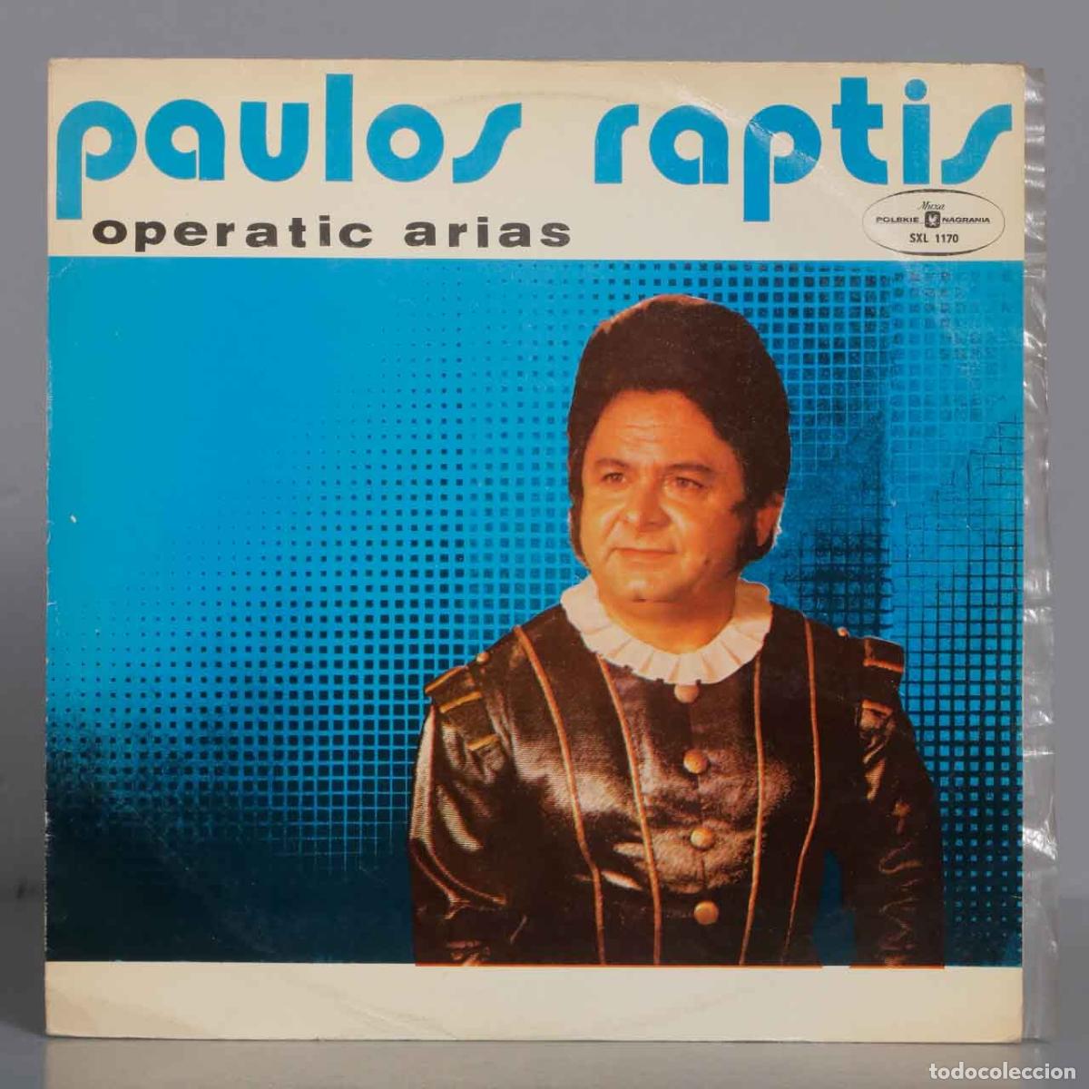Discos de vinilo: LP. Paulos Raptis &ndash; Operatic Arias - Foto 1