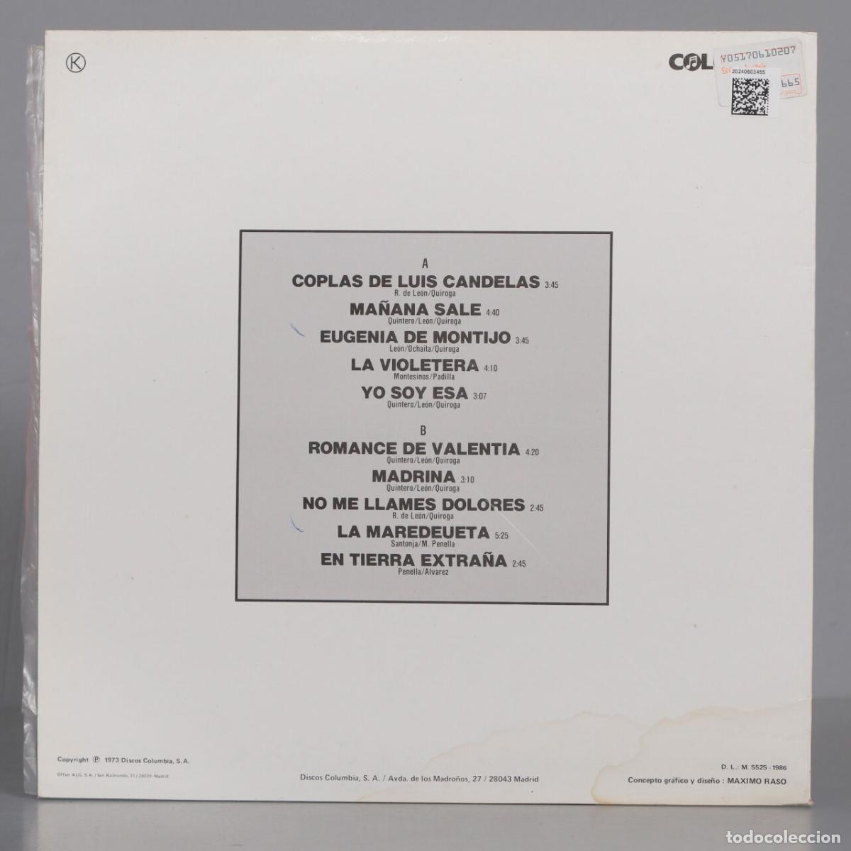 Discos de vinilo: LP. Comprar Conchita Piquer - Antologia - Foto 2