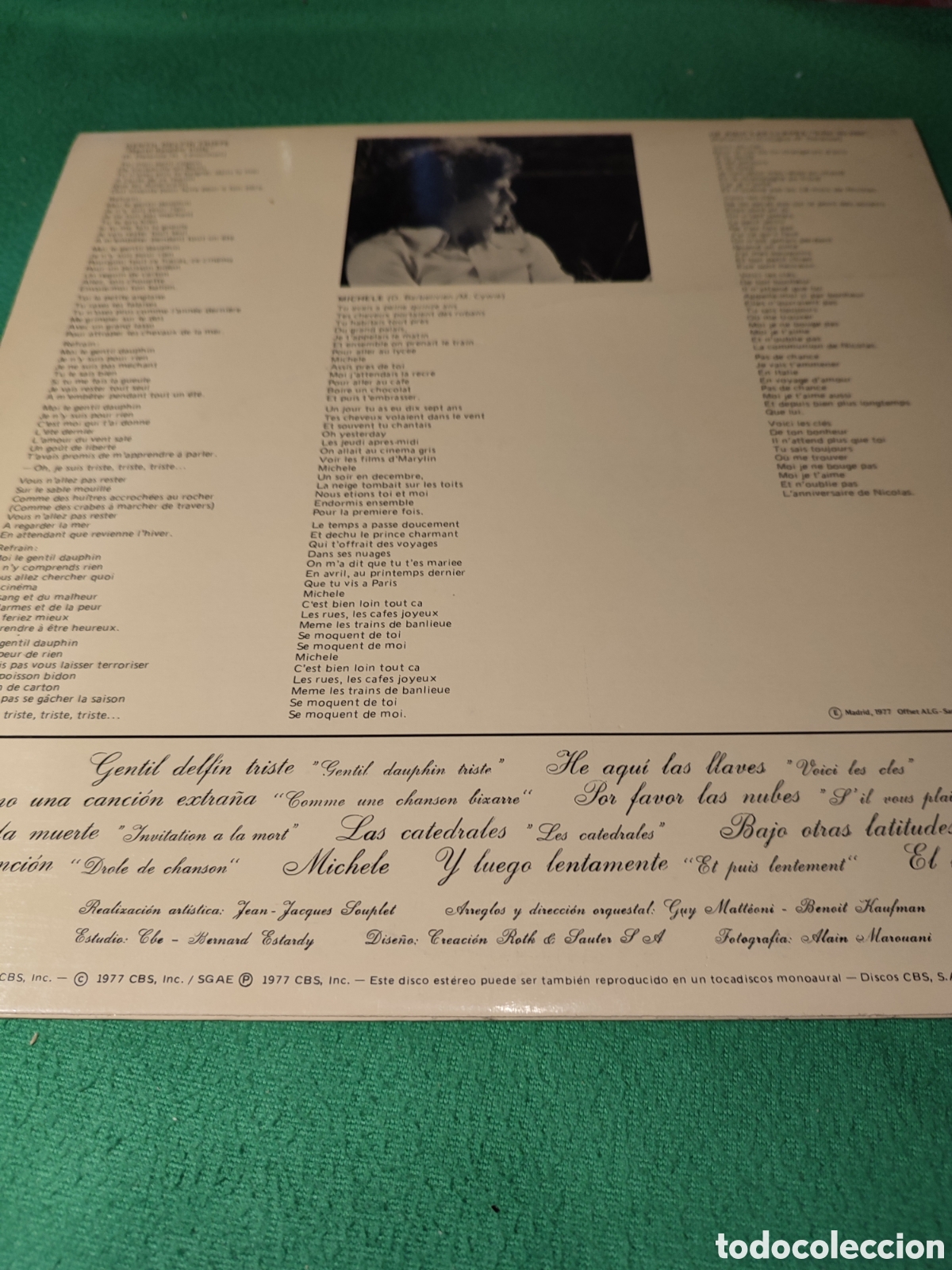 Discos de vinilo: Gerard Lenorman - Michelle Vinilo Lp - Foto 2