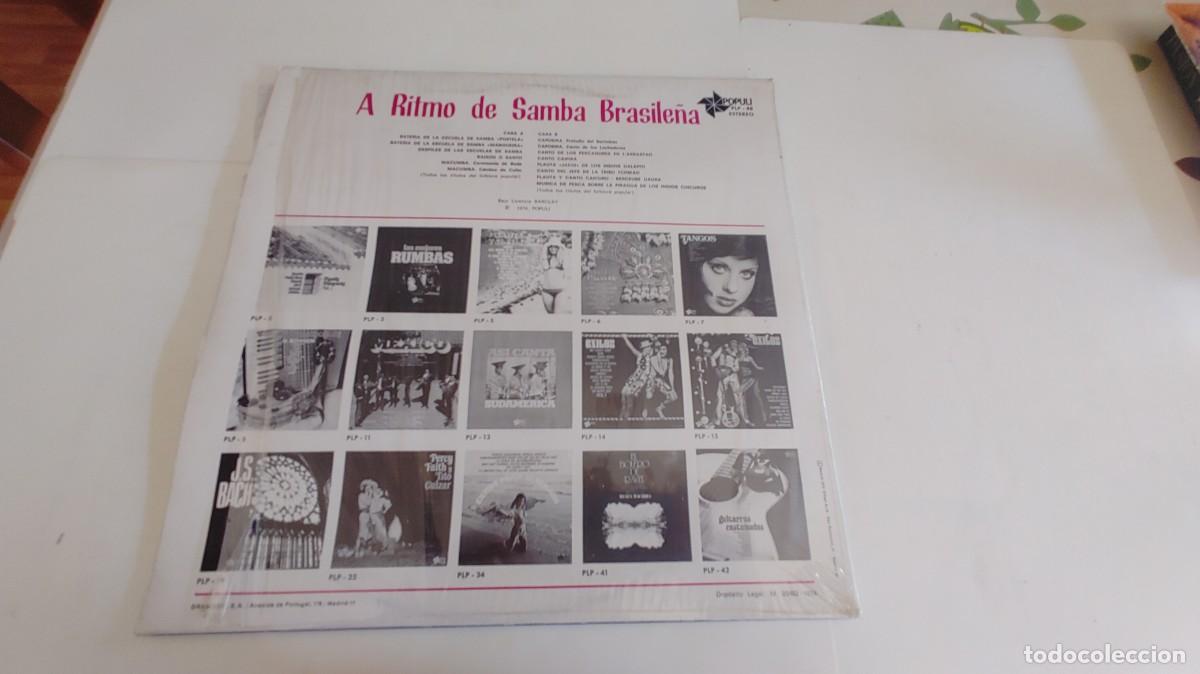 Discos de vinilo: A RITMO DE SAMBA BRASILE&Ntilde;A-LP NUEVO - Foto 2