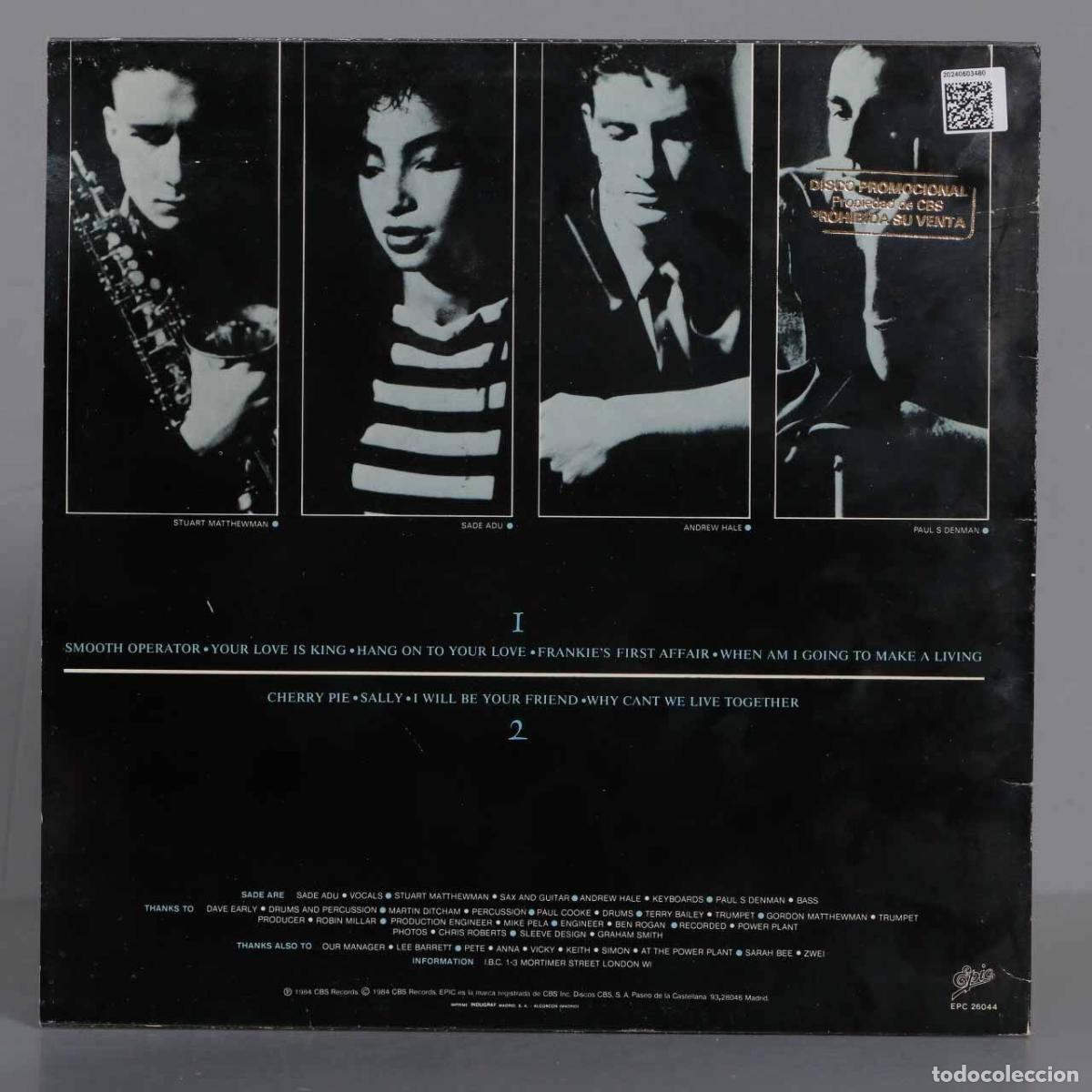 Discos de vinilo: LP. Sade &ndash; Diamond Life - Foto 2