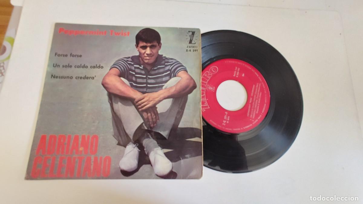 Discos de vinilo: ADRIANO CELENTANO-EP PEPPERMINT TWIST +3 - Foto 1