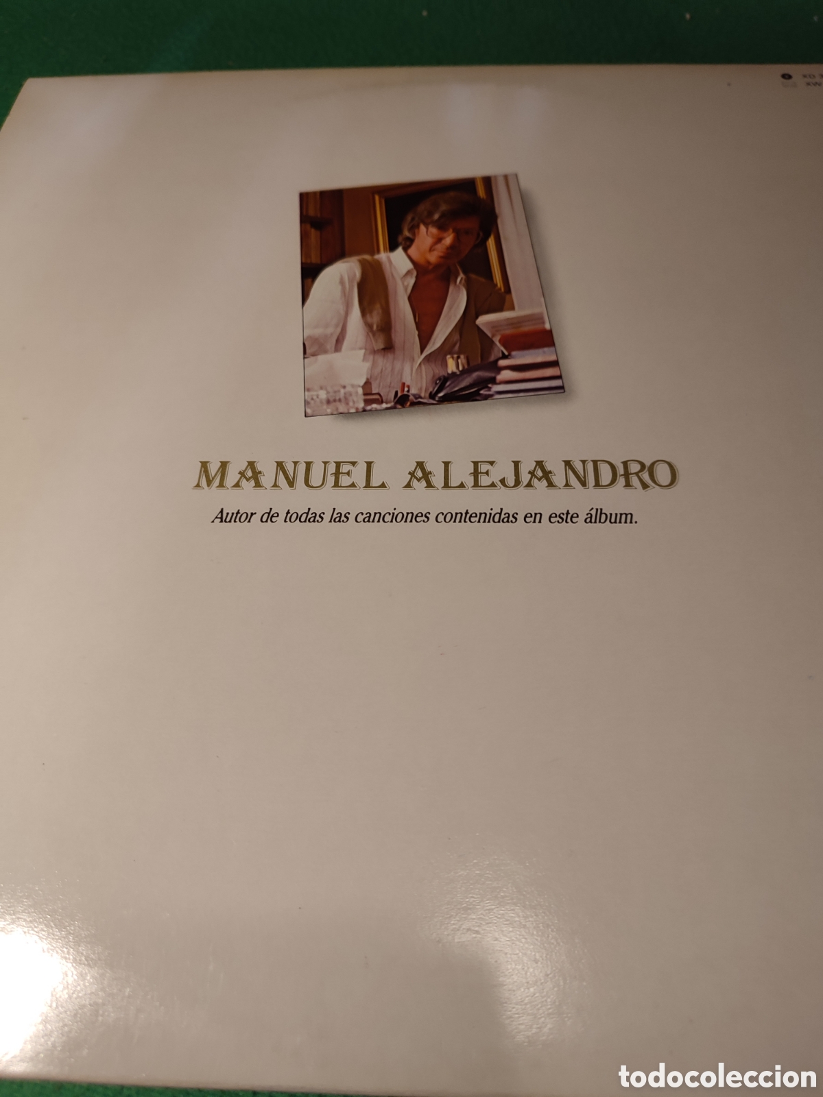 Discos de vinilo: Manuel Alejandro - Romanticismo 22 grandes &eacute;xitos 2 Lps - Foto 3