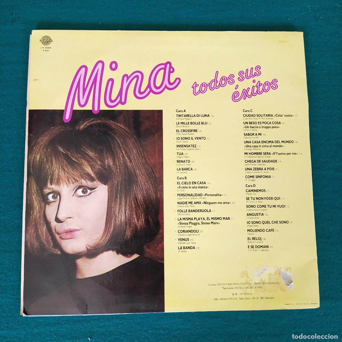 Discos de vinilo: Mina &ndash; Todos Sus &Eacute;xitos - Foto 2
