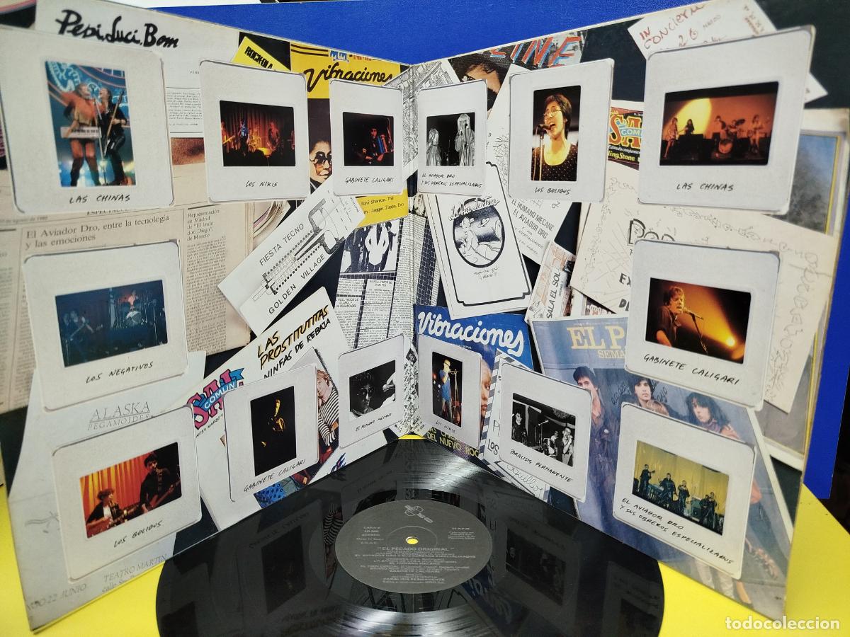 Discos de vinilo: LP DISCO VINILO EL PECADO ORIGINAL MOVIDA MADRILE&Ntilde;A - Foto 3