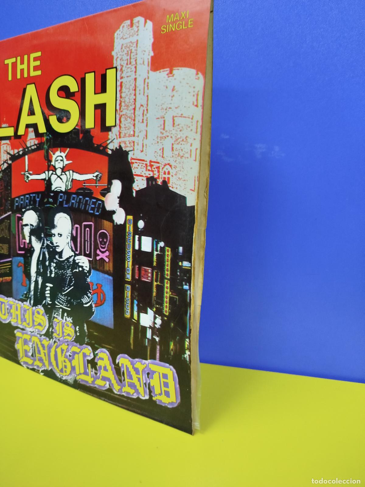 Discos de vinilo: MAXI SINGLE DISCO VINILO THE CLASH THIS IS ENGLAND - Foto 3