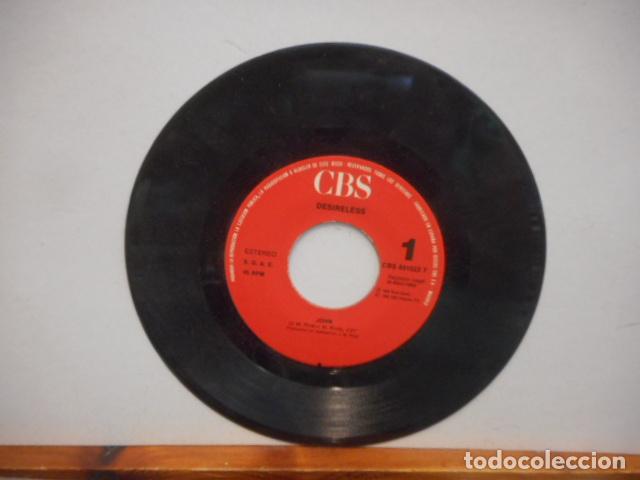 Discos de vinilo: SINGLE. DESIRELESS. JOHN (TEMPO 120) - Foto 1