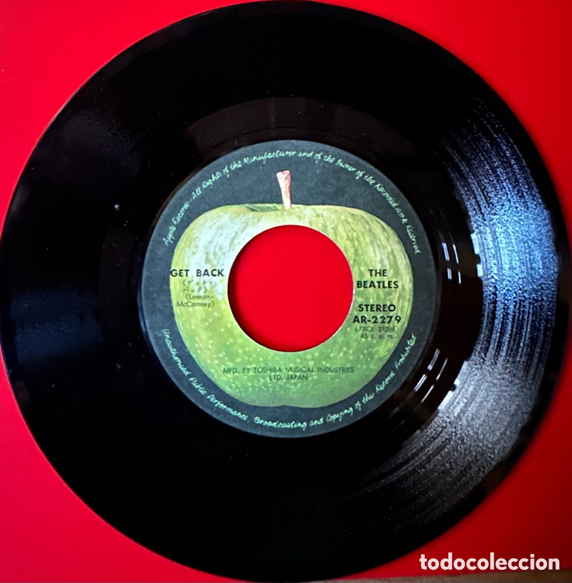 Discos de vinilo: The Beatles. Get Back. Jap&oacute;n, 1969 - Foto 3