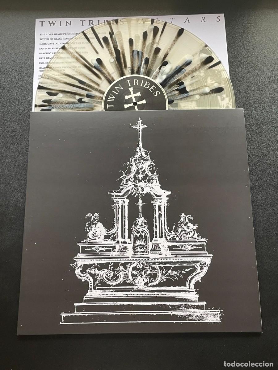 Vinyl-Schallplatten: Twin Tribes Altars Splatter disco de vinilo post punk goth coldwave