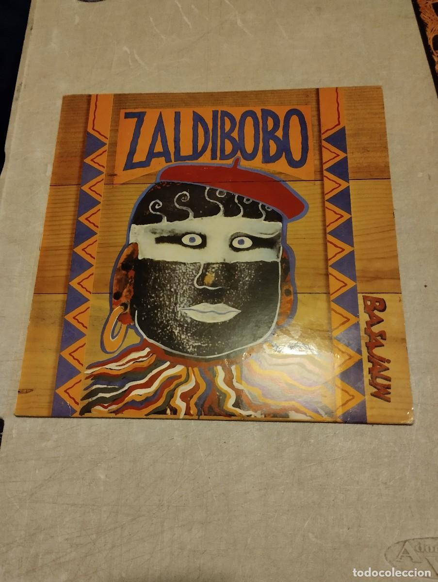 Discos de vinilo: Zaldibobo LP Basajaun Esp.1992 insert letras - Foto 1