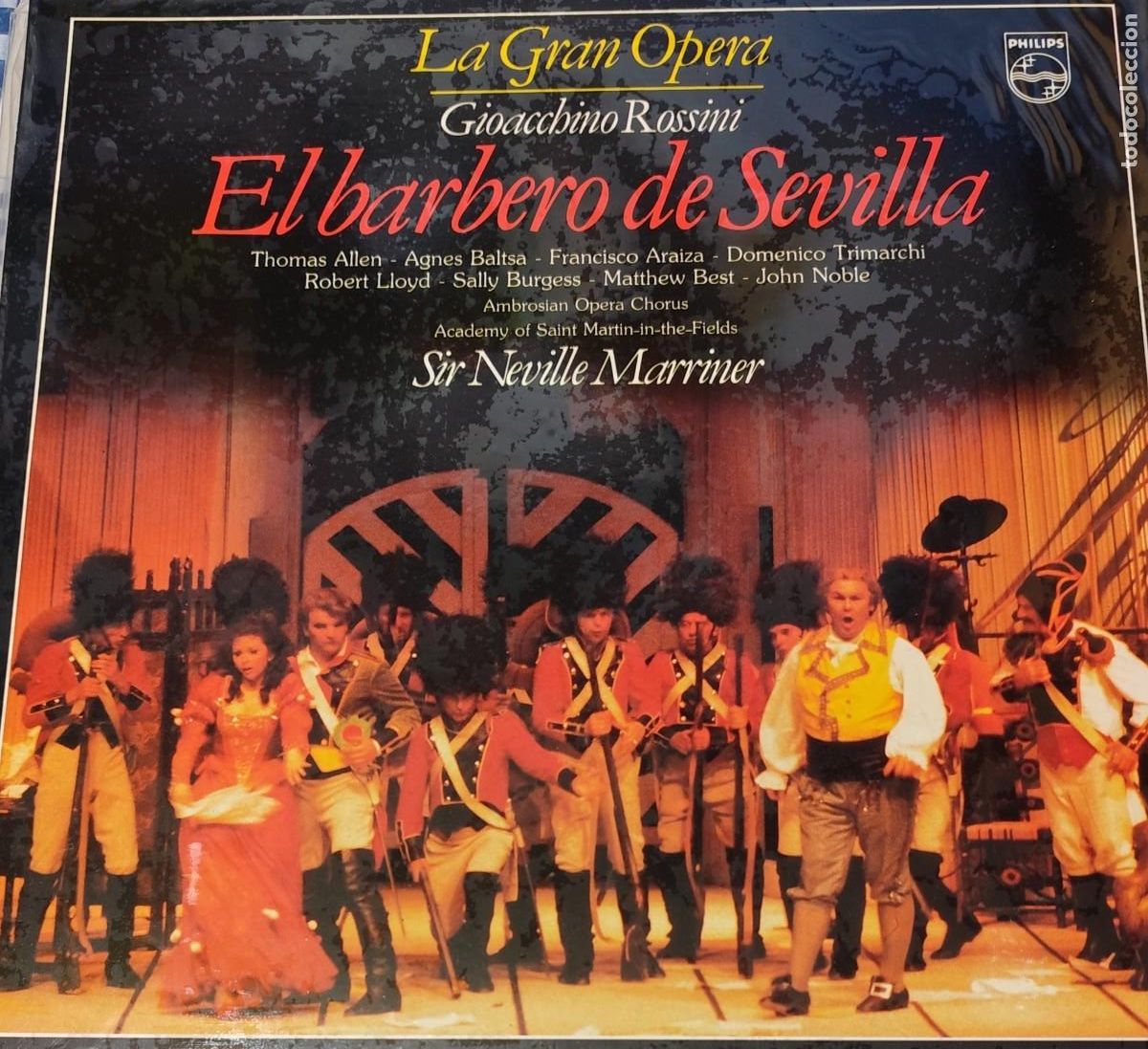 Discos de vinilo: LP LA GRAN OPERA, EL BARBERO DE SEVILLA - Foto 1