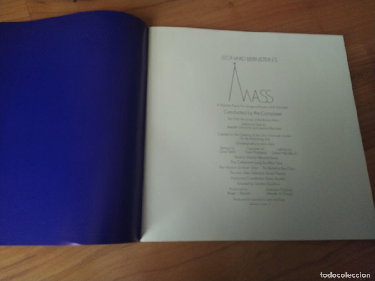 Discos de vinilo: MASS - LEONARD BERNSTEIN - CAJA CON 2 LP Y LIBRETO - QUADRAFONICOS - Foto 5