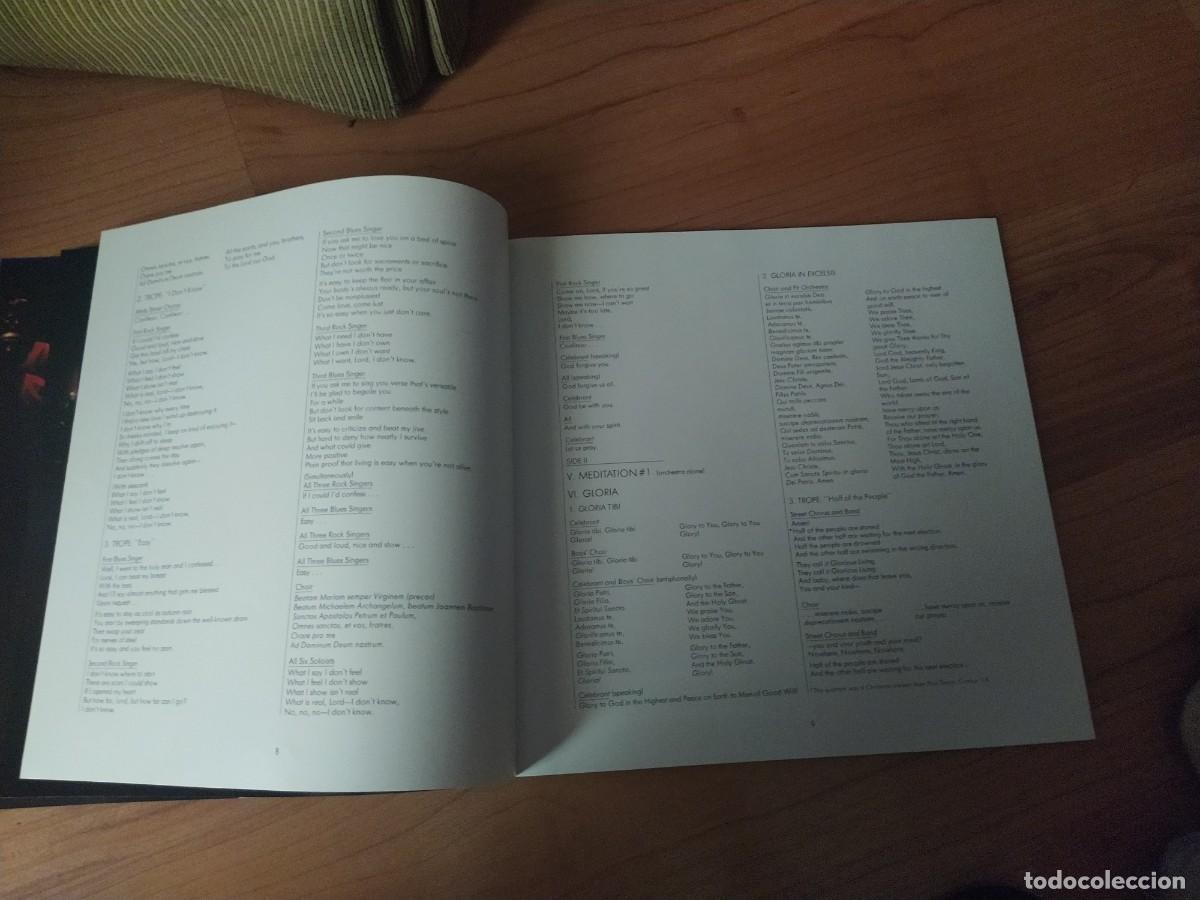 Discos de vinilo: MASS - LEONARD BERNSTEIN - CAJA CON 2 LP Y LIBRETO - QUADRAFONICOS - Foto 8