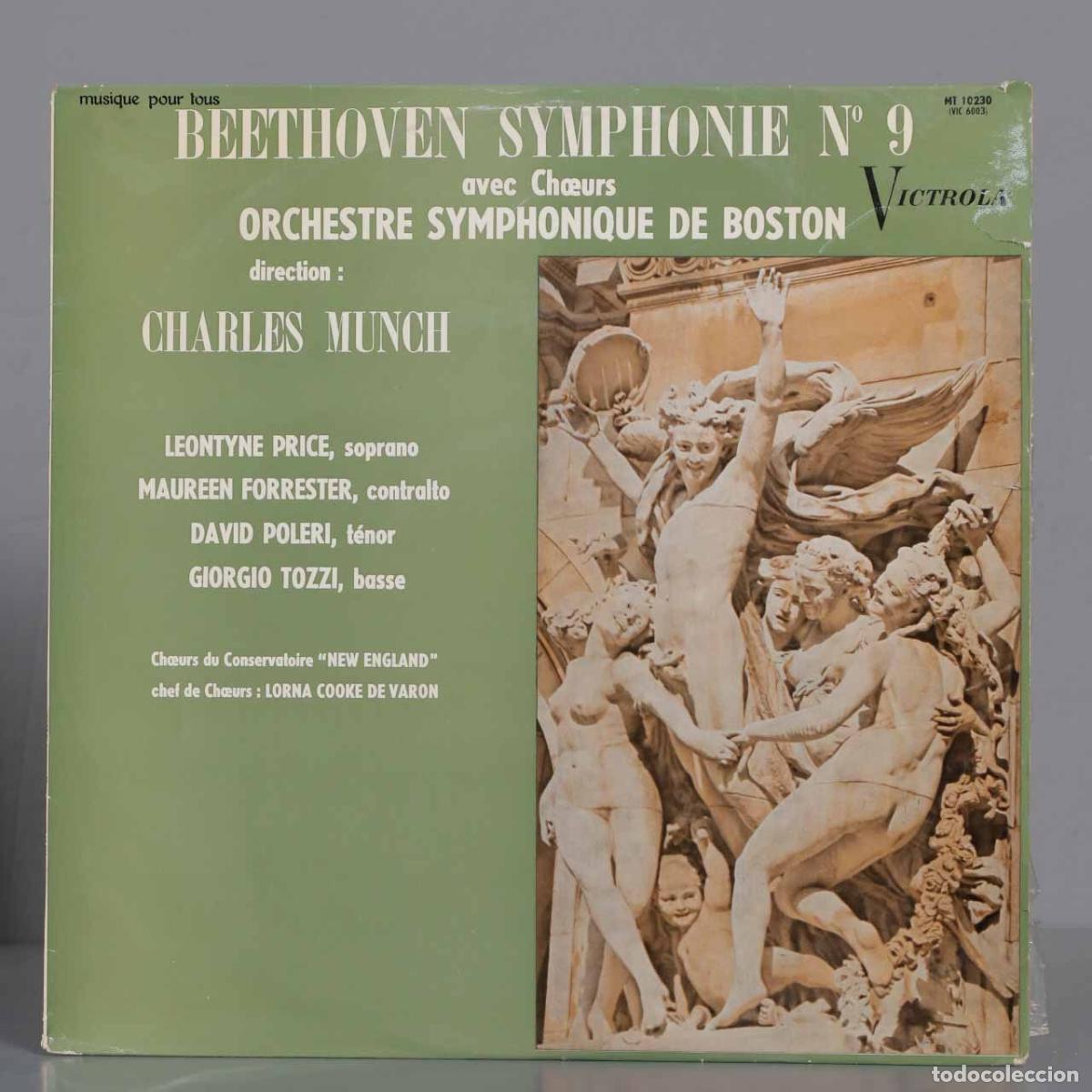 Discos de vinilo: LP. SYMPHONIE 9. BEETHOVEN. MUNCH - Foto 1
