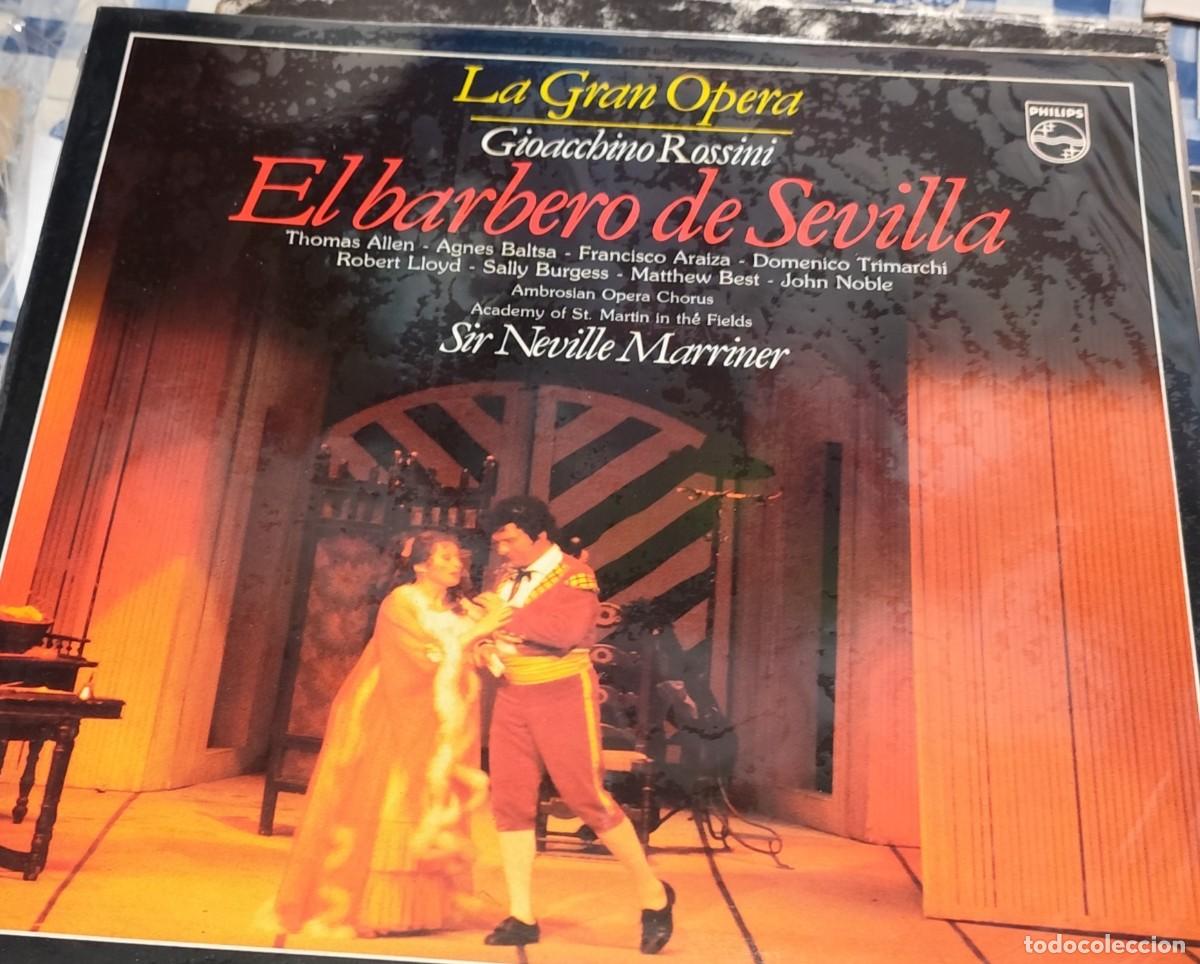 Discos de vinilo: LP LA GRAN OPERA, EL BARBERO DE SEVILLA - Foto 1