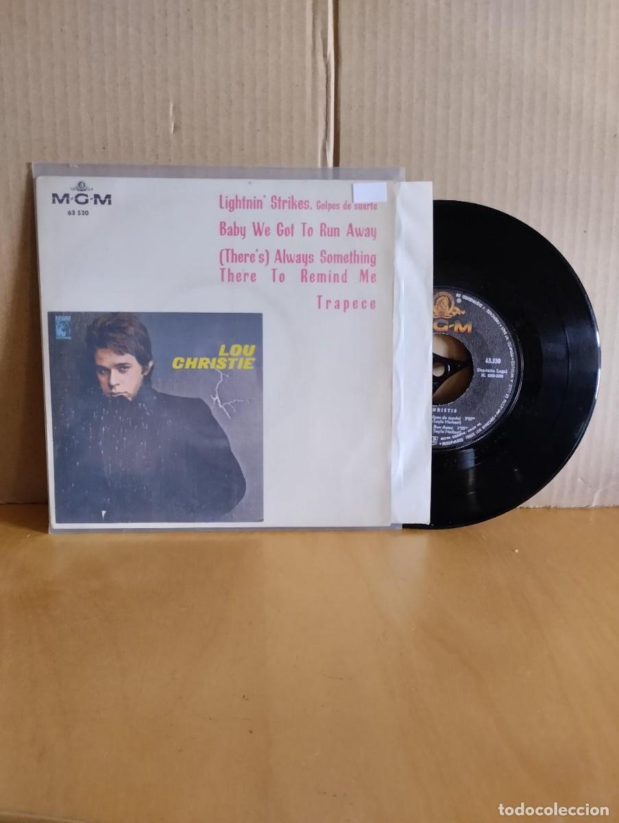 Discos de vinilo: LOU CHRISTIE ----- LIGHTNIN&acute;STRIKES +3 - Foto 1