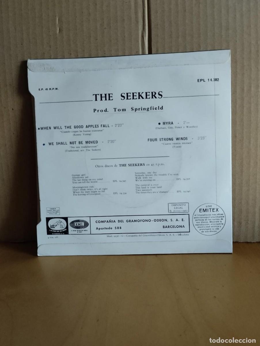 Discos de vinilo: THE SEEKERS --- WHEN WILL THE GOOD APPLES FALL +3 - Foto 2